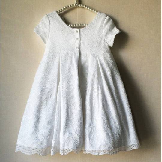 Baby Flower Girl Lacy Formal Dress 2-6T 