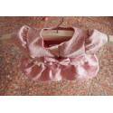 Baby Flower Girl Shantung Formal Dress Pink or Champagne 