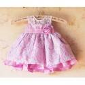 Robe de cérémonie | demoiselle d'honneur petite fille Rose 1M - 4 ans 