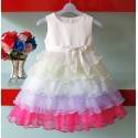 Flower Girl Formal Dress Model "Rainbow Princess" 1-8 years