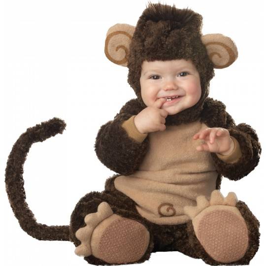 Incharacter Carnival Halloween Lil' Monkey Costume 0-4 years