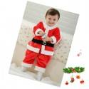 Completino Costume Babbo Natale Bambino 80cm - 95cm