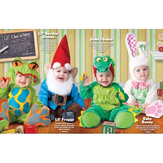 Costume Carnevale Coccodrillo per Bambino Incharacter 0-24 mesi
