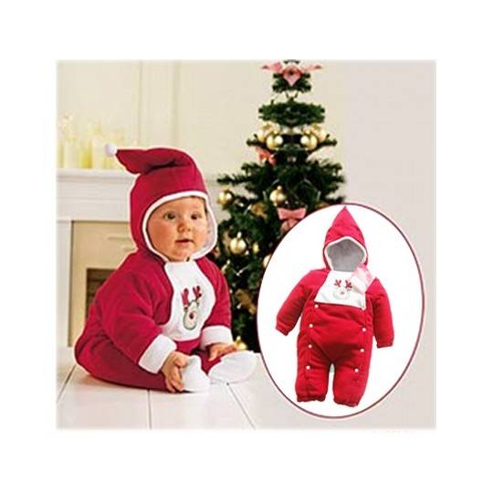 Baby Christmas Costume Santa Claus 80-100cm Na02