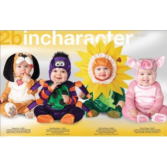 Incharacter Lil&#039; Piggy Costume de Carnaval Enfant Porcelet 0-12 mois