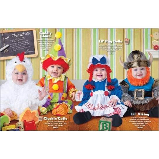 Costume Carnevale Vichingo per bambino Incharacter 0-24 mesi