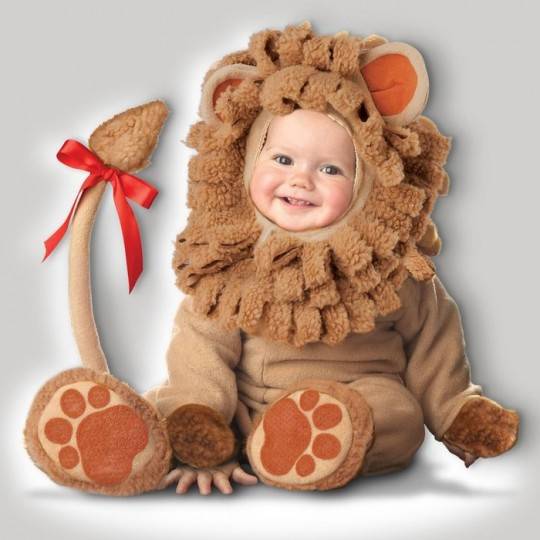 Costume Carnevale Leoncino per Bambino Incharacter 0-4 anni