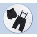 Baby boy formal suit 3 pcs 70-95 cm