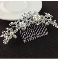 Barrette pour cheveux de cérémonie avec perles