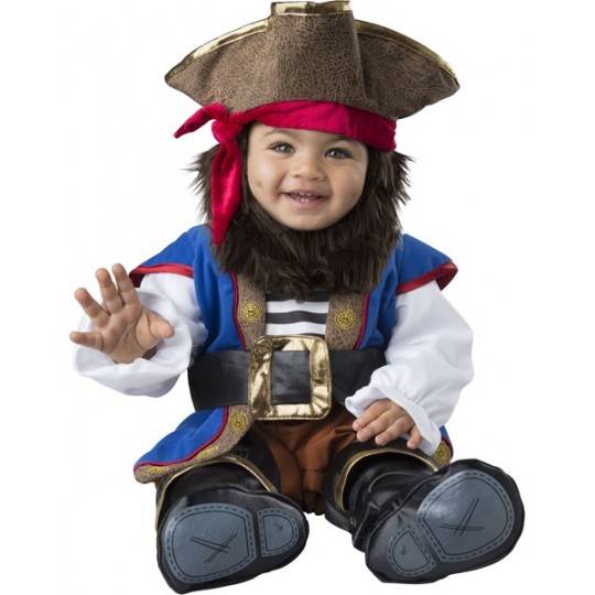 Costume Carnevale Pirata per Bambino Incharacter 0-24 mesi