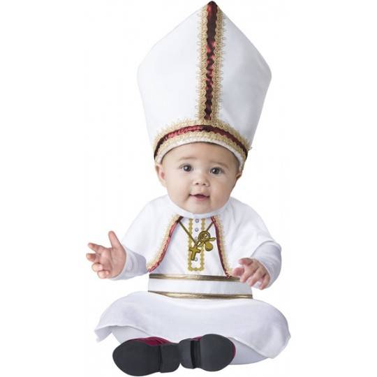 Incharacter Carnival Baby Costume Pint sized Pope 0-24 months