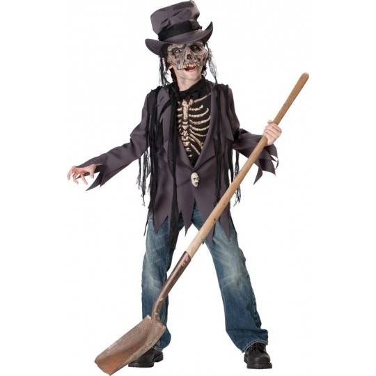 Costume Carnevale Halloween Profanatore tombe 5-12 anni