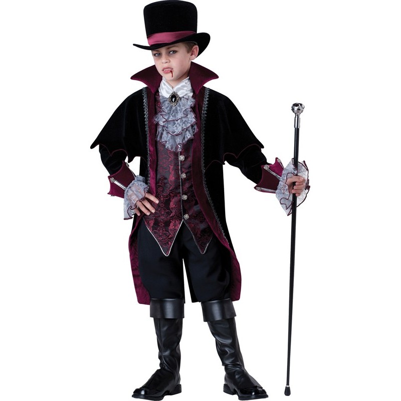 Costume Carnevale Halloween Incharacter Vampiro di Versailles 5-16 anni