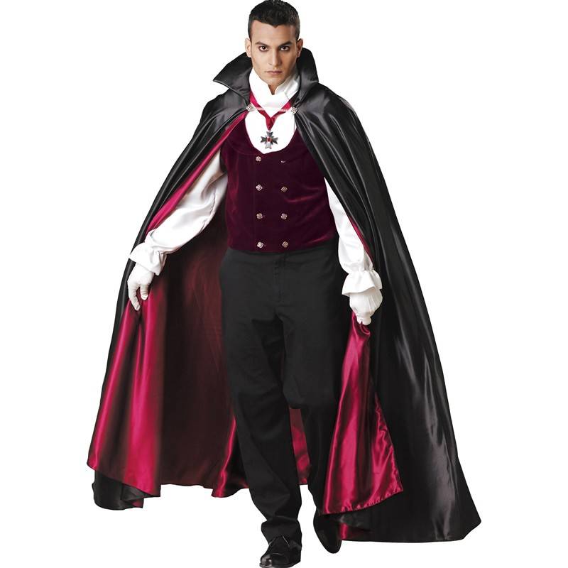 Costume carnevale Vampira VAMPIRO mantello donna halloween festa DL-067 