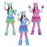 Monster girl costume 3-7 years