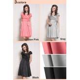 Stretch Satin Formal Maternity and Nursing Dress 