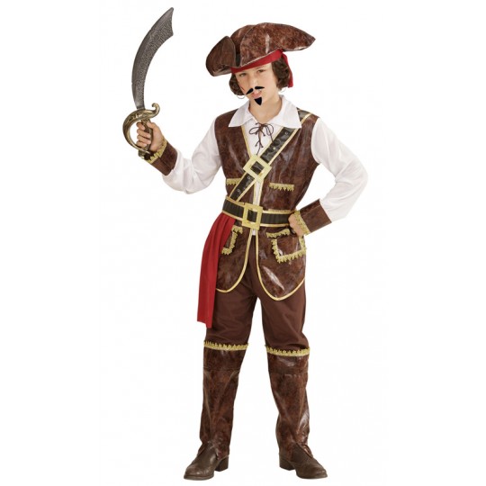 Costume Capitano Pirata dei Caraibi 4-13 anni
