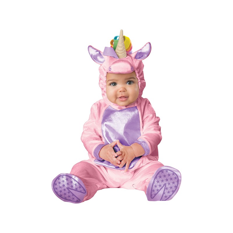 Costume da unicorno rosa per bebè