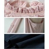 Vestito cerimonia premaman allattamento 2 pz bicolore