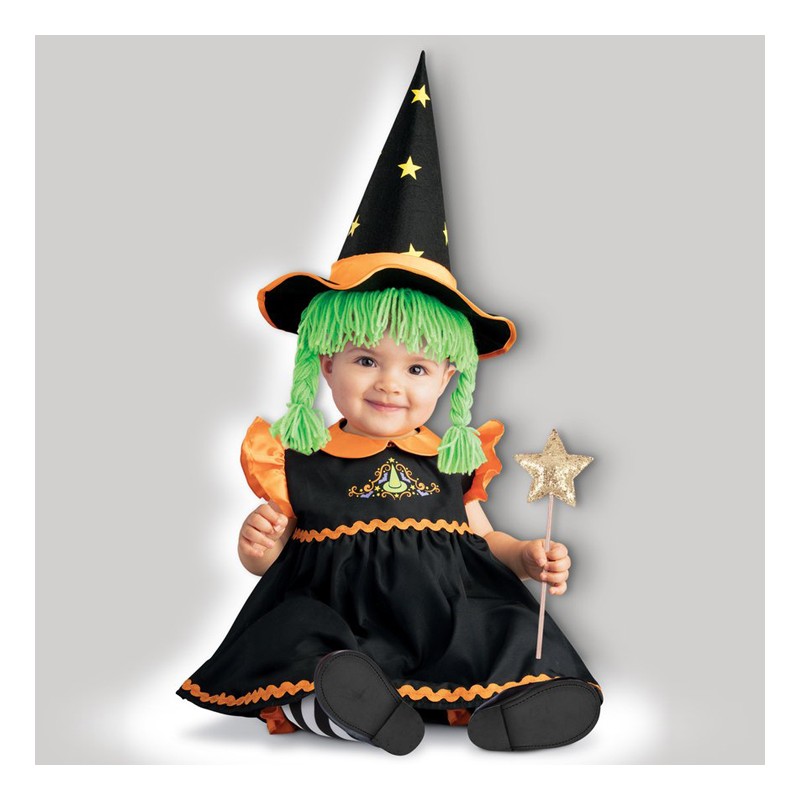 Incharacter Costume de Carnaval Enfant Petite Sorcière 0-24 mois