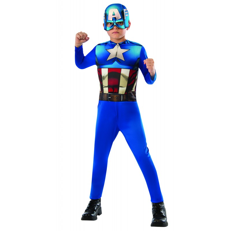 Costume Capitan America 3-8 anni