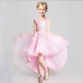 Flower girl formal dress pink colour 100-160cm