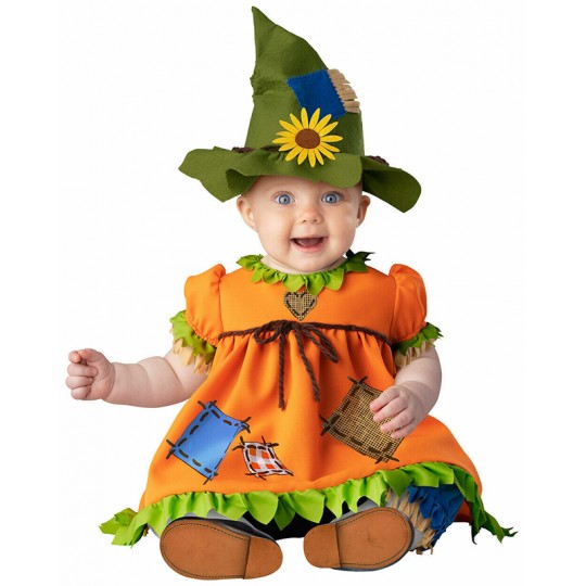 Costume Halloween Spaventapasseri Bimba Incharacter 0-24 mesi