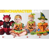 Incharacter Carnival and Halloween Costume Baby O'Lantern 0-24 months