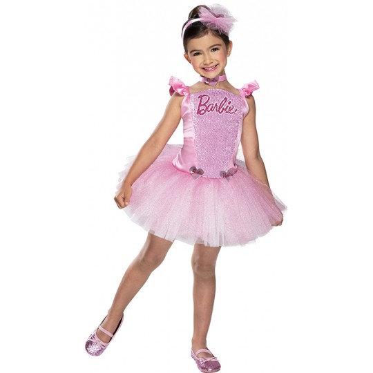 Costume Barbie Ballerina 3-8 anni