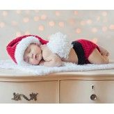 Costume de Noël en tricot pour bébé 0-100 jours