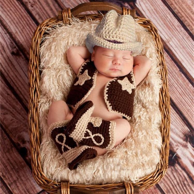 Baby Cowboy Knit Costume- PartyLook