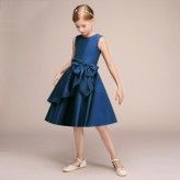 Tailored girl formal dress various colors