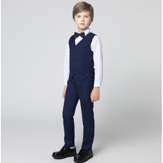 Baby boy formal suit 4 pcs 100-160 cm