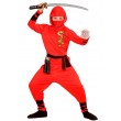 Red Dragon Ninja Costume 2-3 years