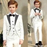 Completo cerimonia bambino / ragazzo 5 pz Smoking Francese