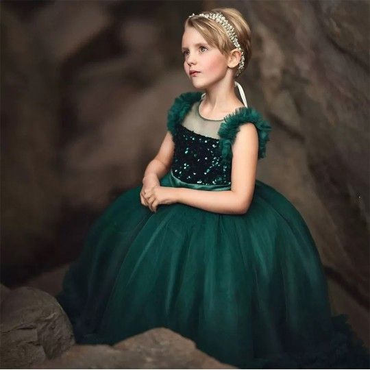 Robe de cérémonie fille sur mesure et couleur de votre choix